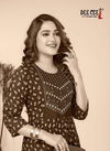 Gurnish By Dee Cee Rayon Printed Anarkali Kurtis Wholesale Suppliers In Mumbai